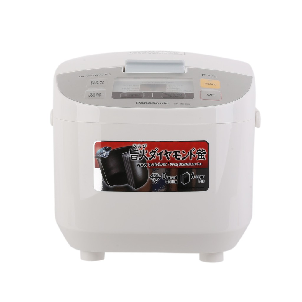 Nồi cơm điện tử Panasonic 1.8lít SR-ZE185WRAM