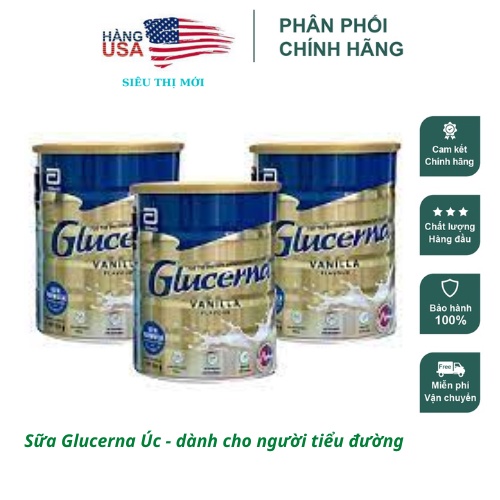 [Date 6/2023] MẪU MỚI Sữa Bột Glucerna Classic Vanilla Flavour 850g Úc | Siêu Thị Mới