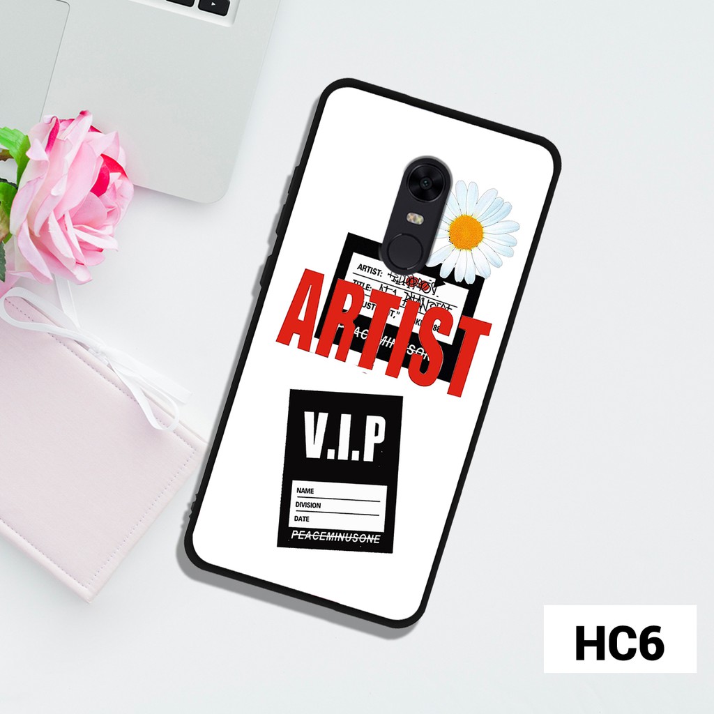 Ốp lưng XIAOMI REDMI NOTE 4/ 4X - REDMI 5 - REDMI 5 PLUS in hình hoa cúc peaceminusonee G-Dragon x Just Do It