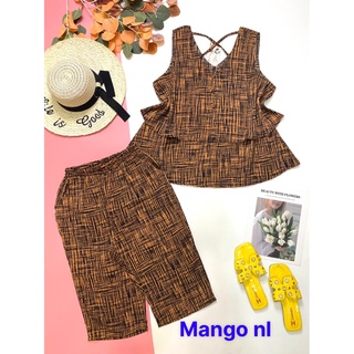 Đồ bộ nữ quần lững vải lụa mặc nhà mềm mát