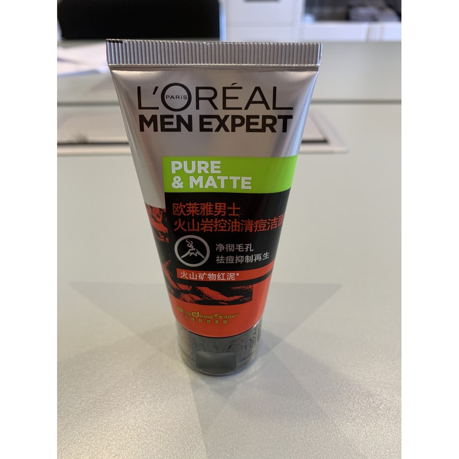 (Hàng Mới Về) Sữa Rửa Mặt Loreal Men Expert Núi Lửa Đỏ Dưỡng Ẩm Cho Nam