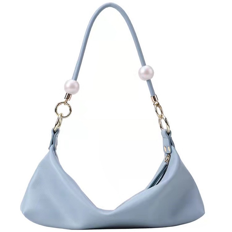 Túi đeo vai/xách tay kích thước lớn phối ngọc trai thời trang cho nữ IELGY