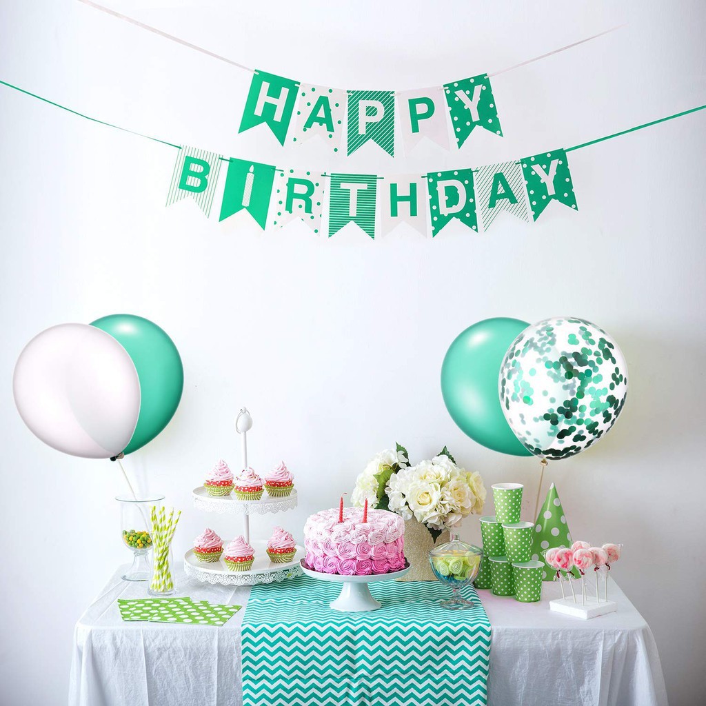CONFETTI 30 Bong Bóng Lá Chuối Trang Trí Tiệc