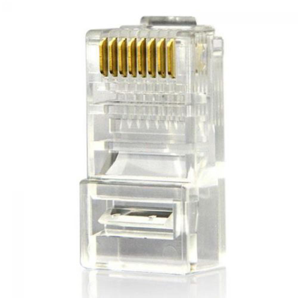 Set 25 Đầu Nối Dây Cáp Mạng Rj45 Cat 6 Mới