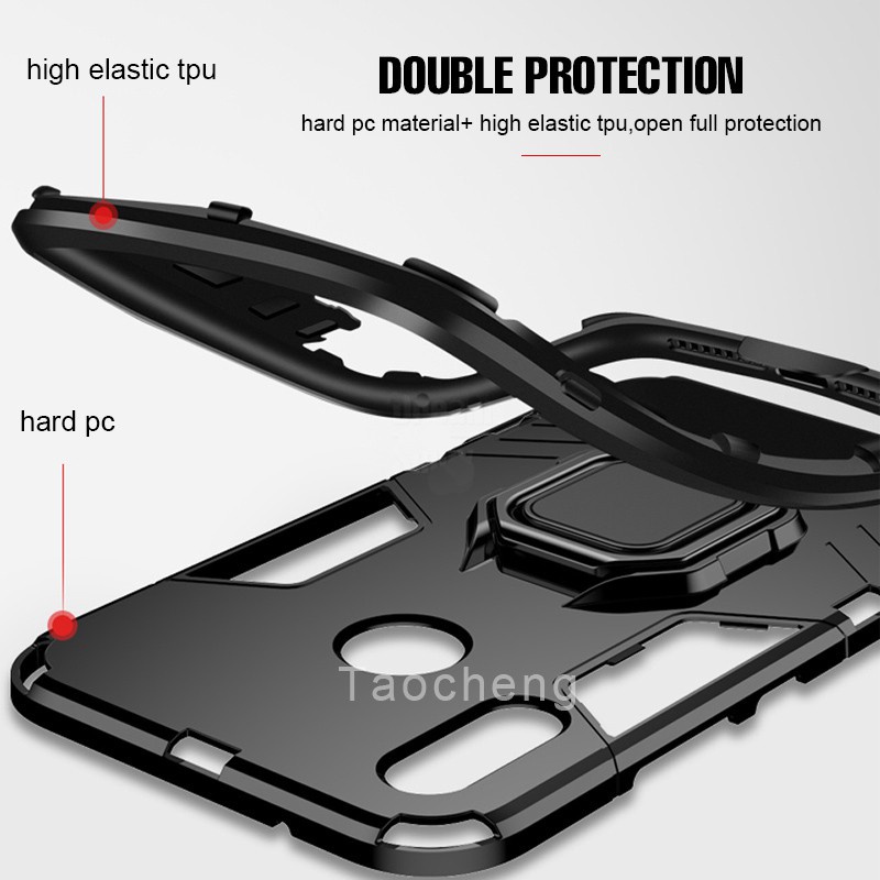 Ốp điện thoại cứng chống sốc có nhẫn đỡ nam châm dành cho Samsung Galaxy S20 FE 5G / S 20 S20FE