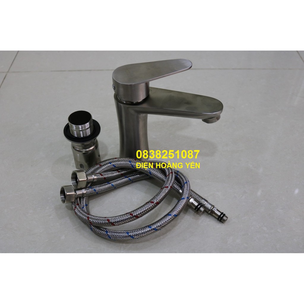 Vòi Lavabo nóng lạnh inox 304