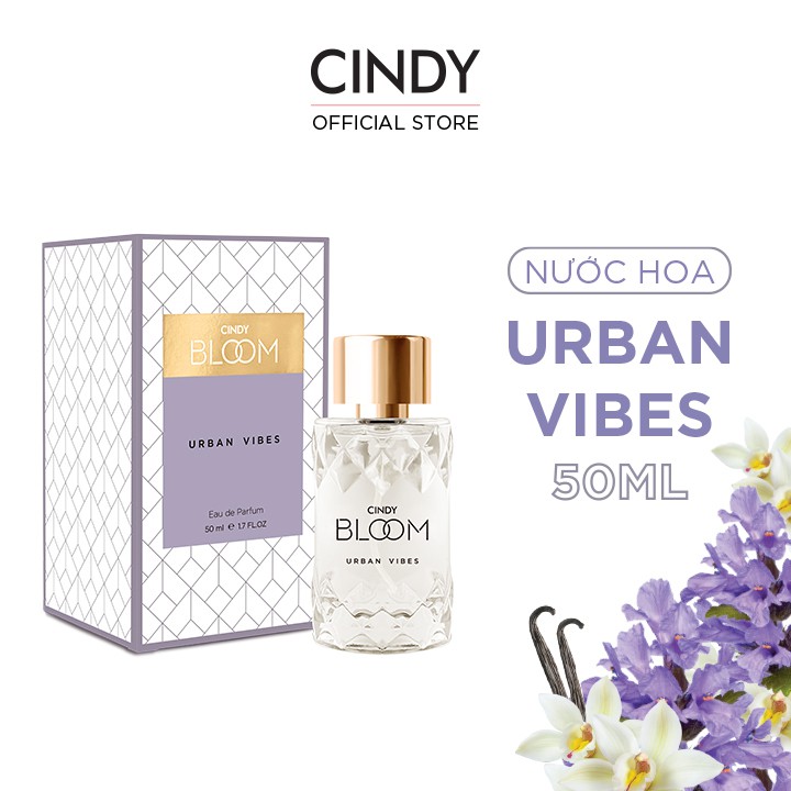 Combo nước hoa Cindy Bloom Aroma Flower 50ml + nước hoa Cindy Bloom Urban Vibes 50ml