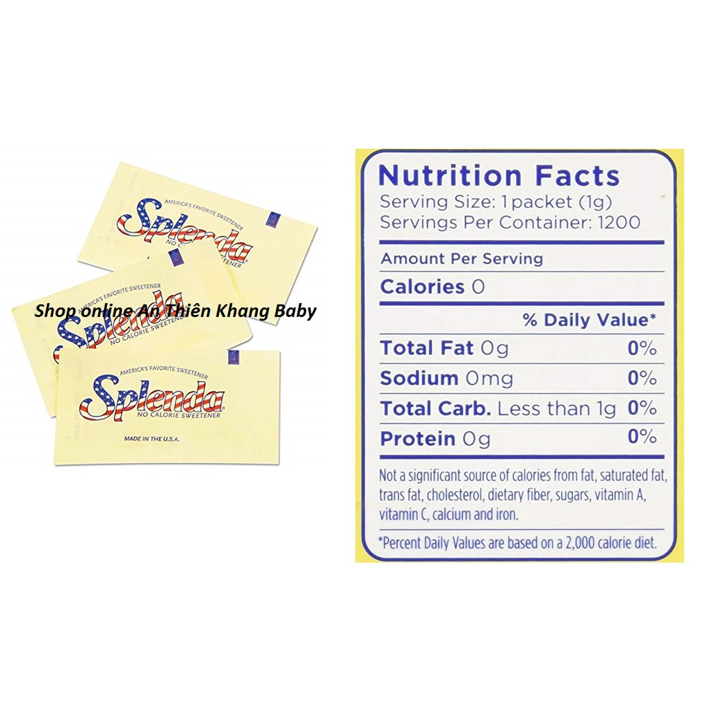 Đường ăn kiêng Splenda của Mỹ
