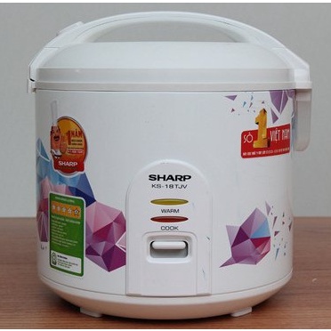 Nồi cơm điện nắp gài Sharp KS-18TJV 1,8L - Hàng Chính Hãng