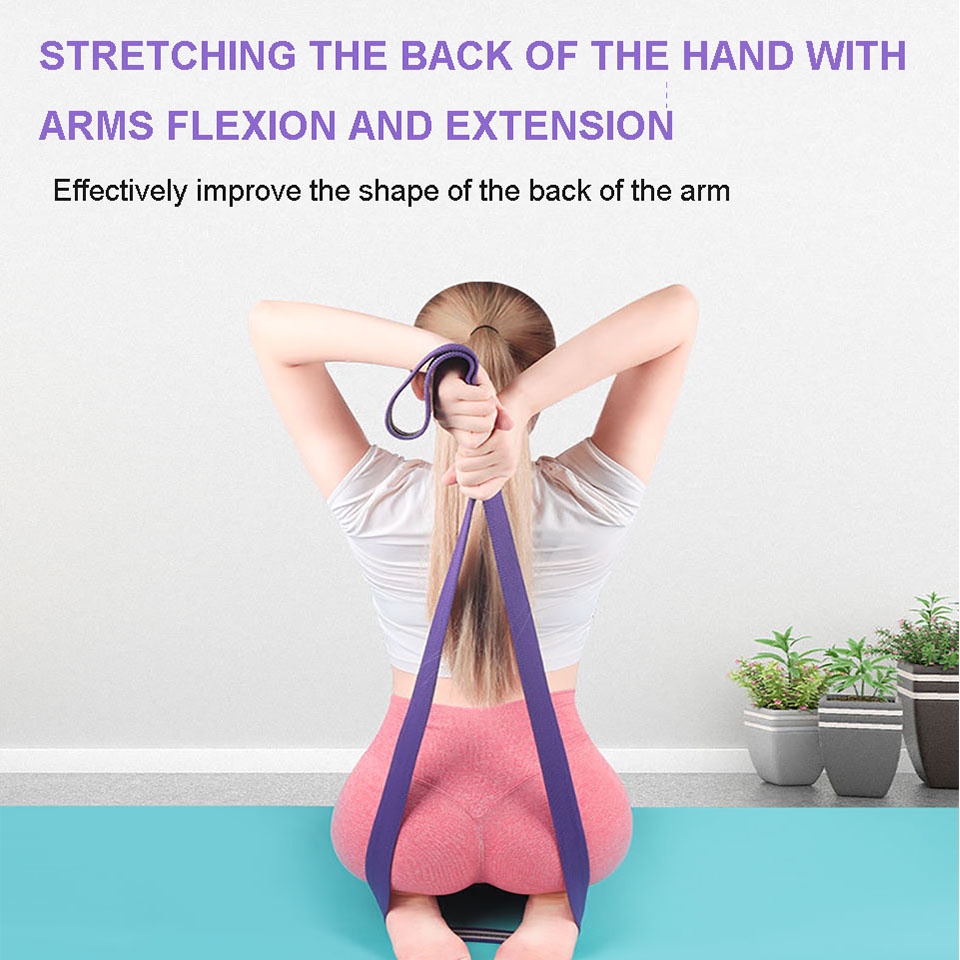 Dây Đai Kháng Lực Dài Co Giãn Dùng Tập Thể Dục/Yoga Thời Trang