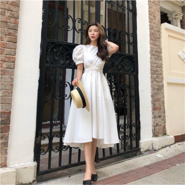 (R53) đầm ulzzang công chúa 3 size S M L order 6-9 ngày(sẵn cốm) | BigBuy360 - bigbuy360.vn