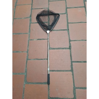 Vợt cá gấp gọn inox vành nhôm 2m1