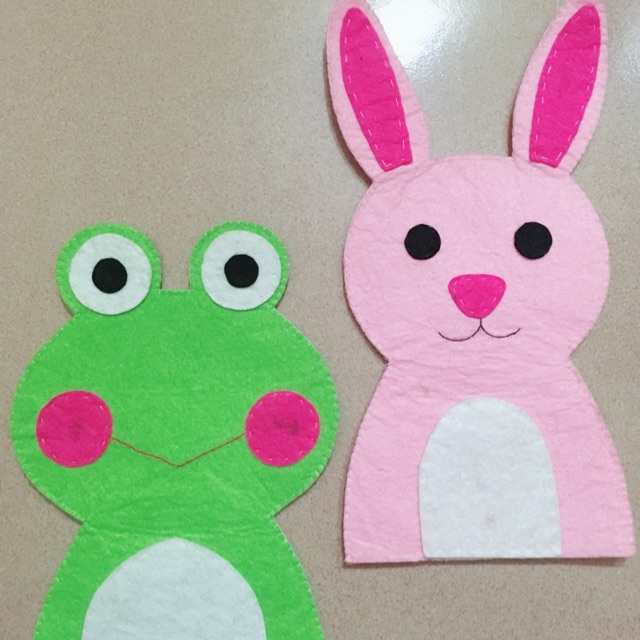 Rối bàn tay handmade ( hình thật)