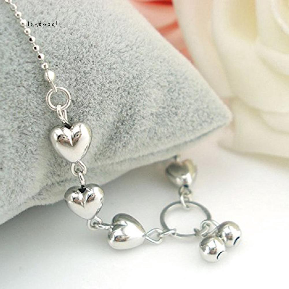 Lắc chân mặt trái tim thời trang nữ tính | BigBuy360 - bigbuy360.vn