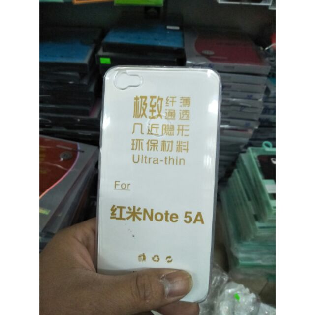 Ốp dẻo trong suốt cho Red mi note 5A