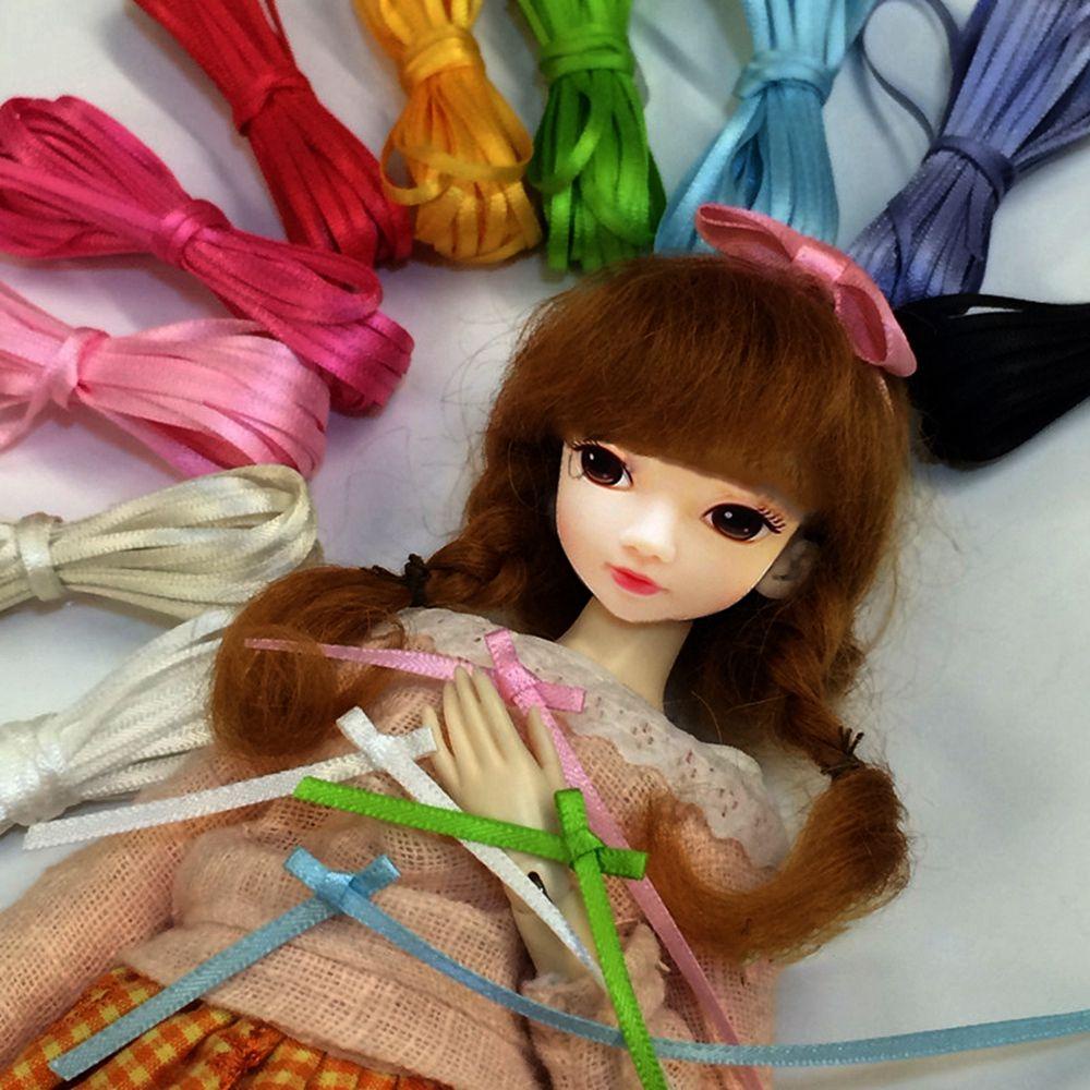 Cuộn Dây Ruy Băng Lụa Rộng 3mm Dài 5M Dùng Trang Trí Đám Cưới