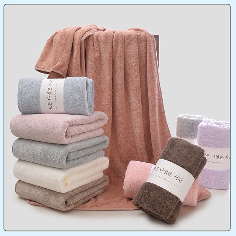 KHĂN TẮM LÔNG CỪU LOẠI 1 CÓ VIỀN ( MỊN NHƯ TƠ )70CM x 140cm