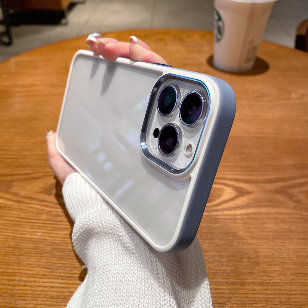 Ốp Điện Thoại Trong Suốt Chống Sốc Nhiều Màu Sắc Cho iPhone 13 pro max 11 pro 12 pro max