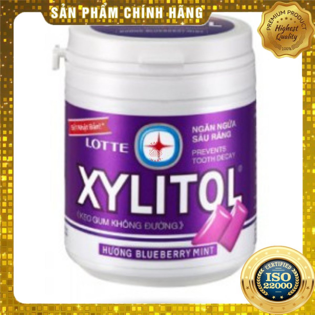 [ Yams Mart ] Xylitol Hương Blueberry Hũ 58gr