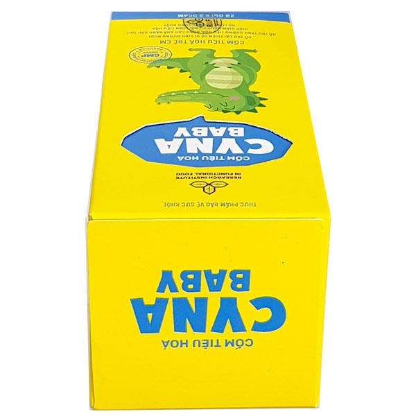 Cốm Tiêu Hóa Cyna Baby - Hỗ trợ giảm nguy cơ rối loạn tiêu hóa do loạn khuẩn