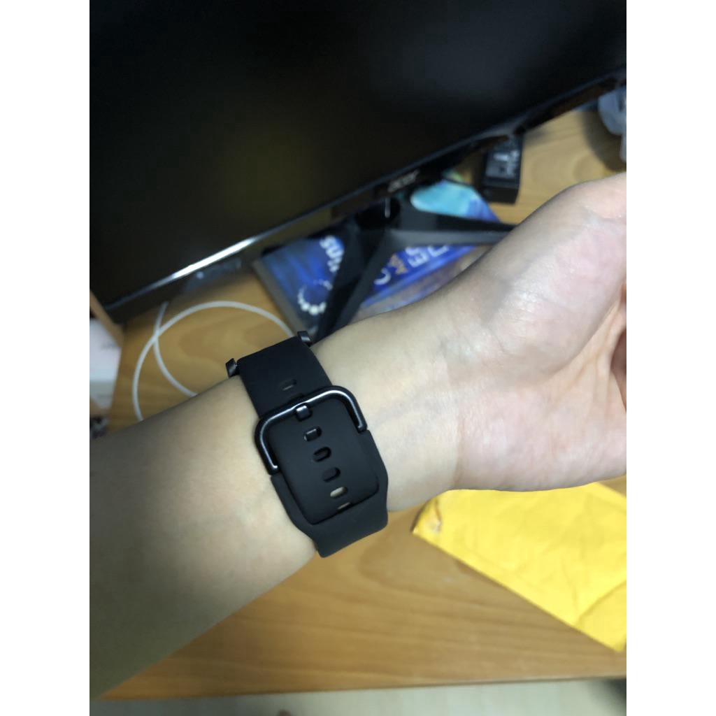 Dây Đeo Thay Thế Chất Liệu Silicon Thiết Kế Sọc Gân Thời Trang Cho Xiaomi