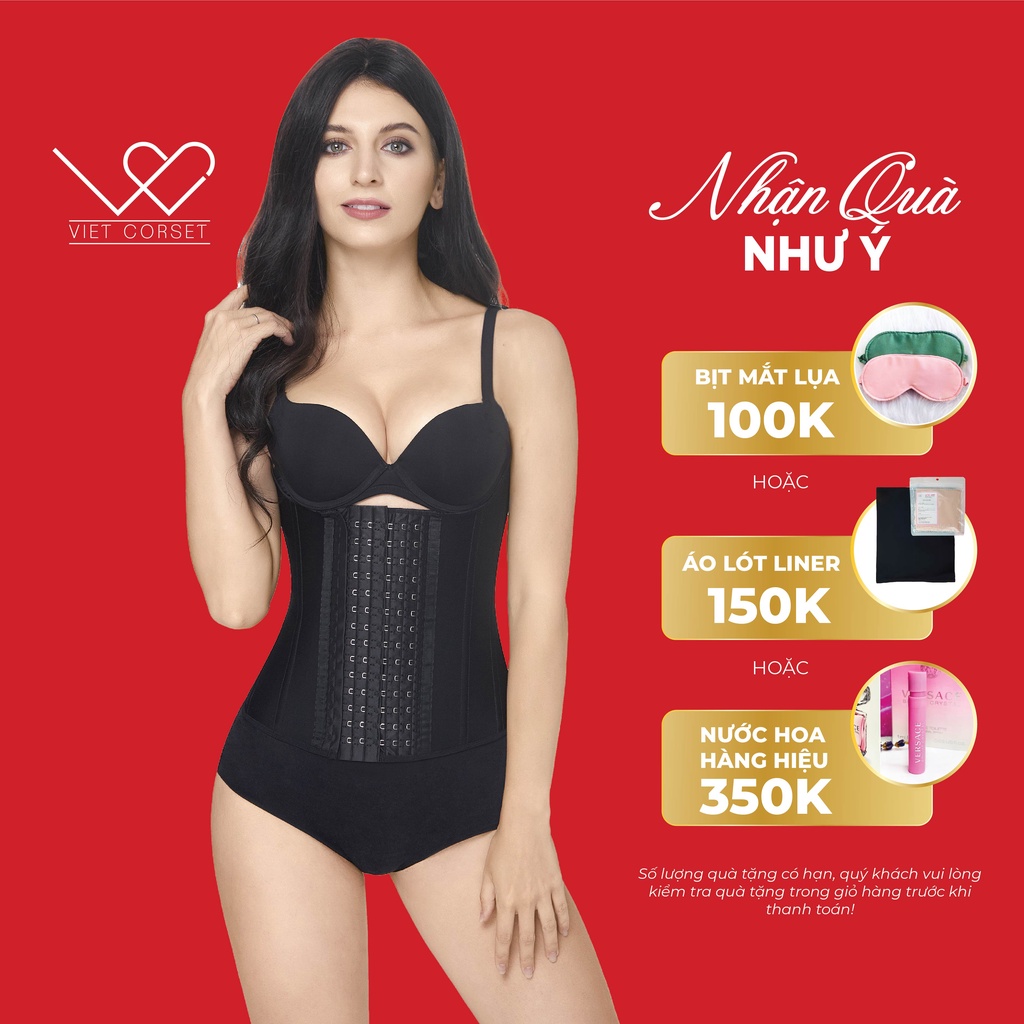 Gen nịt bụng latex slim 102 VIET CORSER giúp định hình giảm eo &amp; mỡ bụng - Hạ size miễn phí