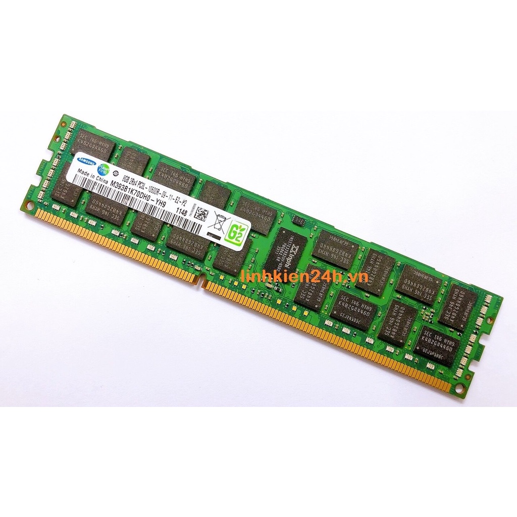 Ram ECC Samsung 8GB DDR3 1333MHz PC3L-10600R 1.35V Registered Dùng cho Server Workstation