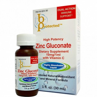 Kẽm Cho Bé Bprotected Pedia Zinc Gluconate & Vitamin C - Bổ Sung Kẽm Cho Trẻ Biếng Ăn ,Tăng Cường Hấp Thu & Sức Đề Kháng