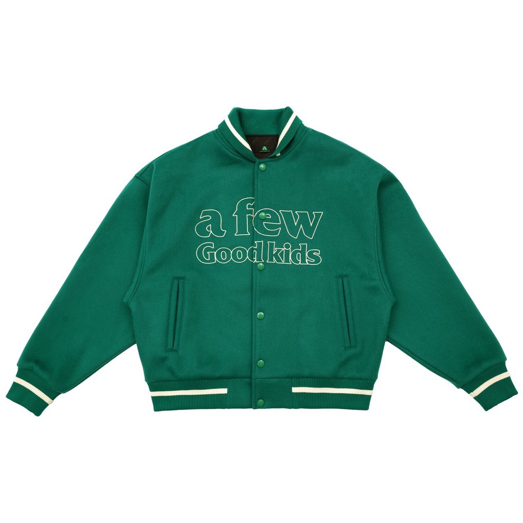 ÁO KHOÁC BOMBER Varsity Jacket A FEW GOOD KIDS MÀU XANH