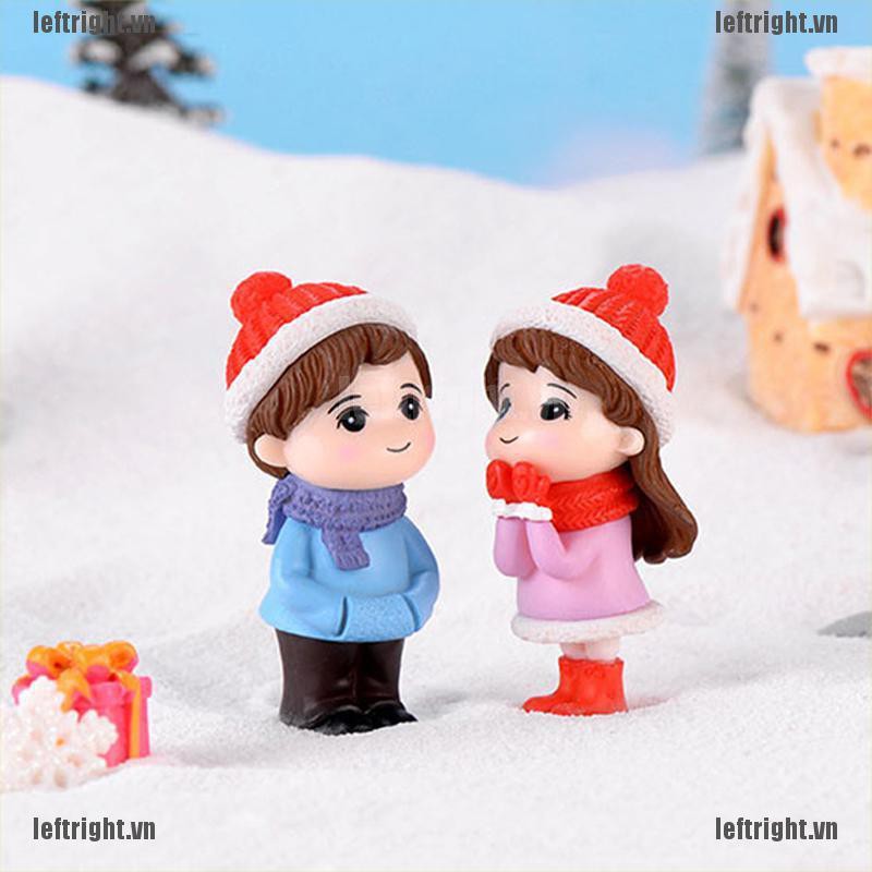 Mô Hình Người Tuyết Mini Trang Trí Sân Vườn