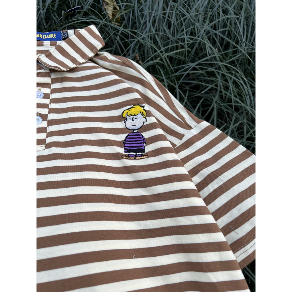 Áo thun polo tay lỡ MEANSTORE phông Unisex nam nữ tee oversize form rộng pull Ulzzang Hàn Quốc vải mềm