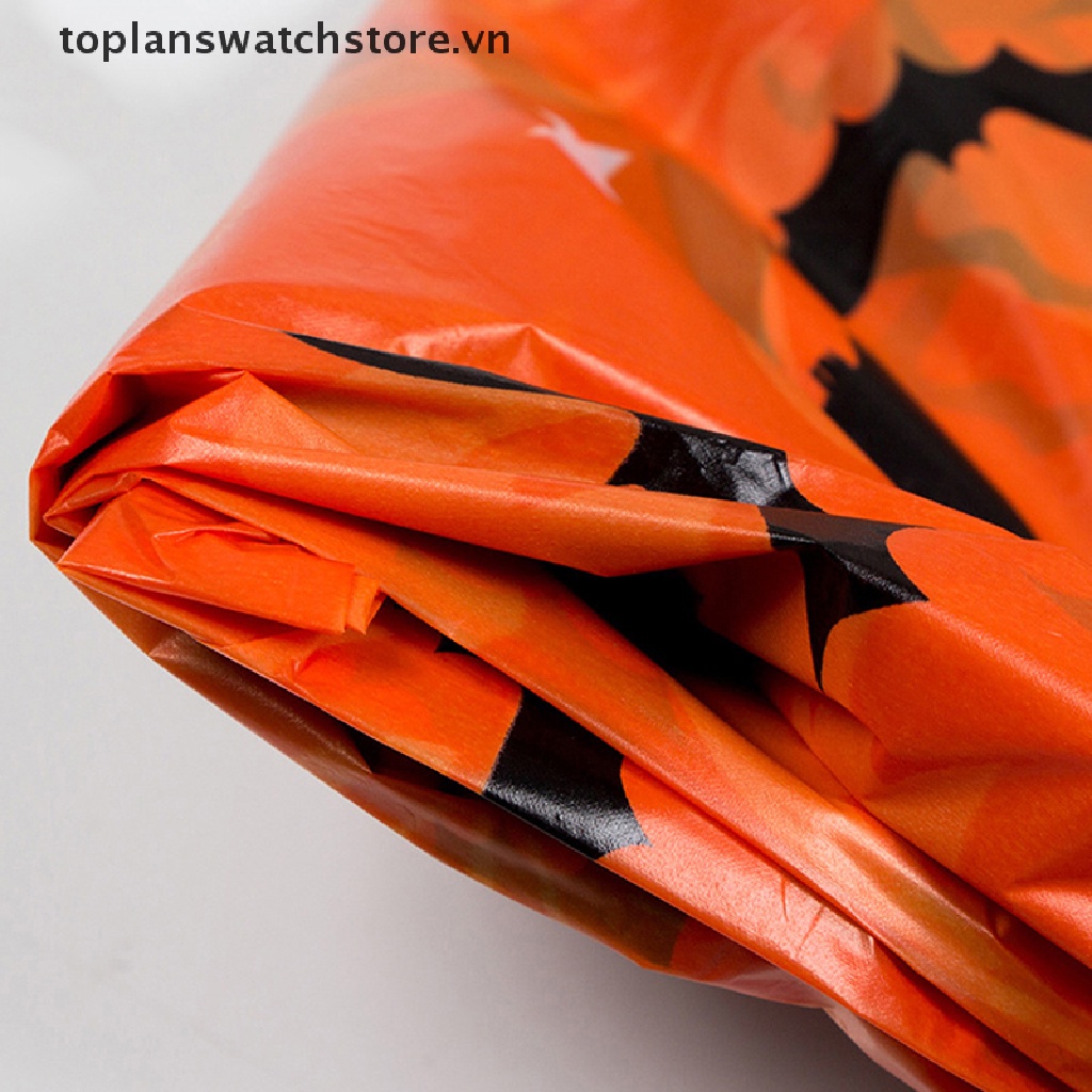 Khăn Trải Bàn Hình Chữ Nhật Bằng Nhựa Chống Thấm Nước Dùng Một Lần Phong Cách Halloween Ốp