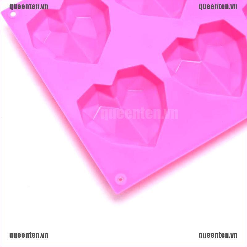 Khuôn Silicone Làm Bánh Hình Trái Tim