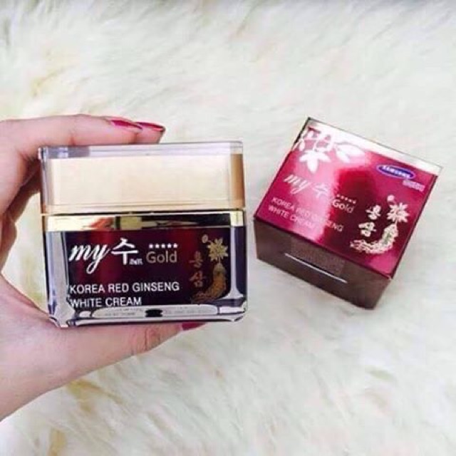Kem dưỡng trắng da hồng sâm my gold