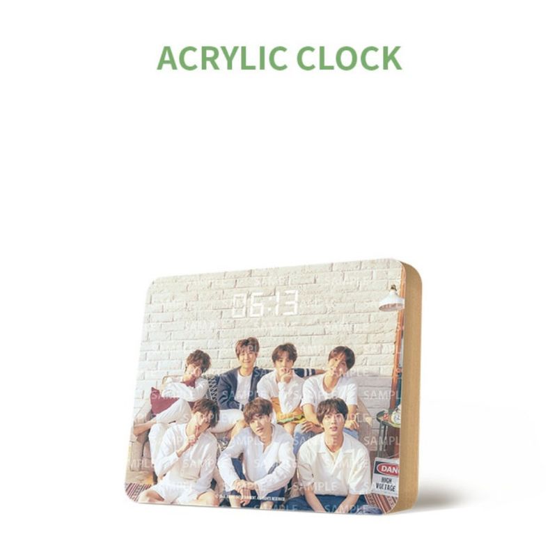 BTS EXHIBITION CLOCK-  ĐỒNG HỒ BTS (acylic clock)