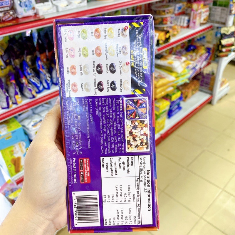 [ DATE 10.3.2022 ] KẸO THÚI BEAN BOOZLED CỦA JELLY BELLY THÁI