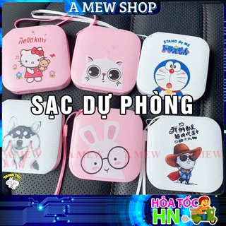 Sạc Dự Phòng Siêu Cute - Doremon - Hello Kitty (Có Kèm Dây Đeo)