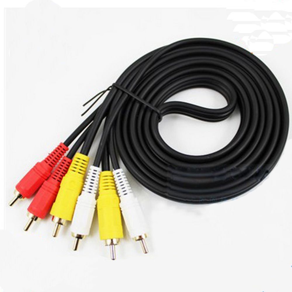 Dây cáp nối dài NANZHIJIA AV M/M Audio 3 RCA nhiều màu