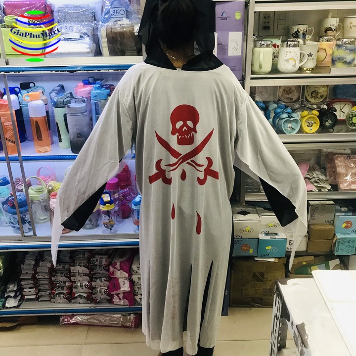 Áo Choàng Halloween Thay Ma - Áo Choàng Bàn Tay Máu Halloween