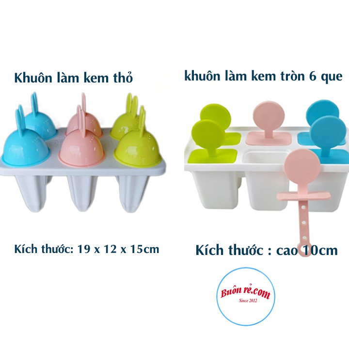 Khuôn làm kem hình thú AMIZIN Khay làm kem tại nhà 6 que có nắp xinh xắn giá rẻ