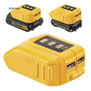 Bộ sạc chuyển đổi USB sạc điện thoại cho dewalt 12 / 18 / 20V Li-ion dcb090