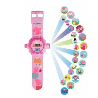Đồng hồ điện tử heo Peppa  3D cho bé