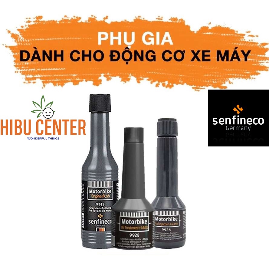 Phụ Gia Nhớt Mobibden MoS2 SENFINECO 9928 60ml Motorbike Oil Treatment + MoS2