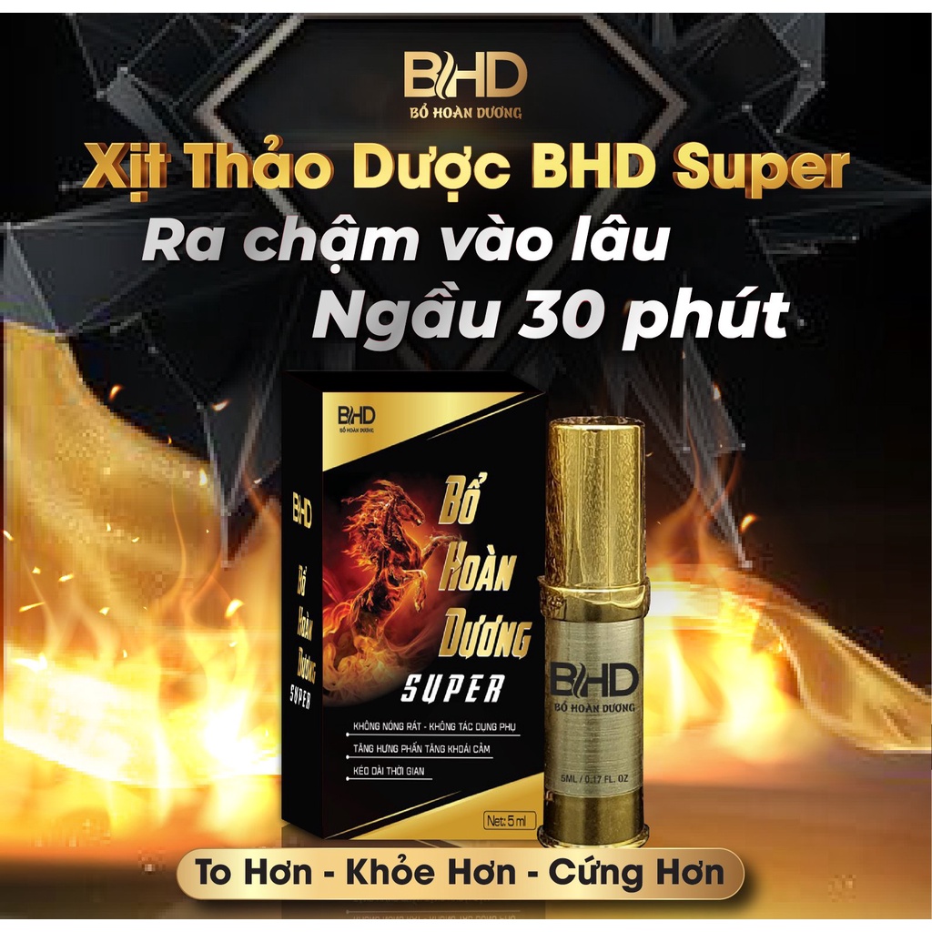 Xịt Thảo Dược Bổ Hoàn Dương Super Hàng Chuẩn Công Ty