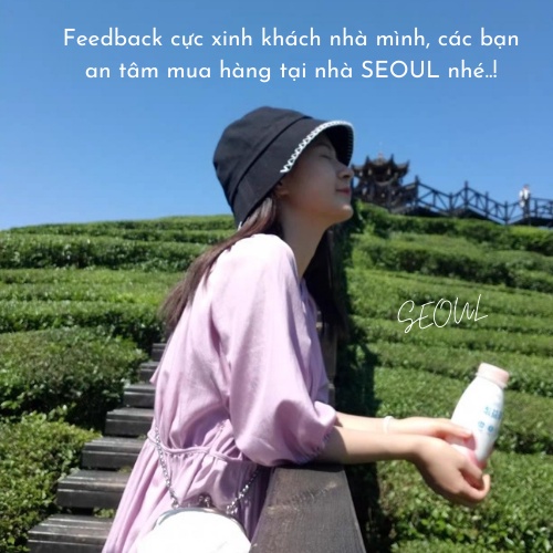 Mũ vành tròn viền thêu chỉ cá tính, nón vành tròn chống nắng cá tính 2022