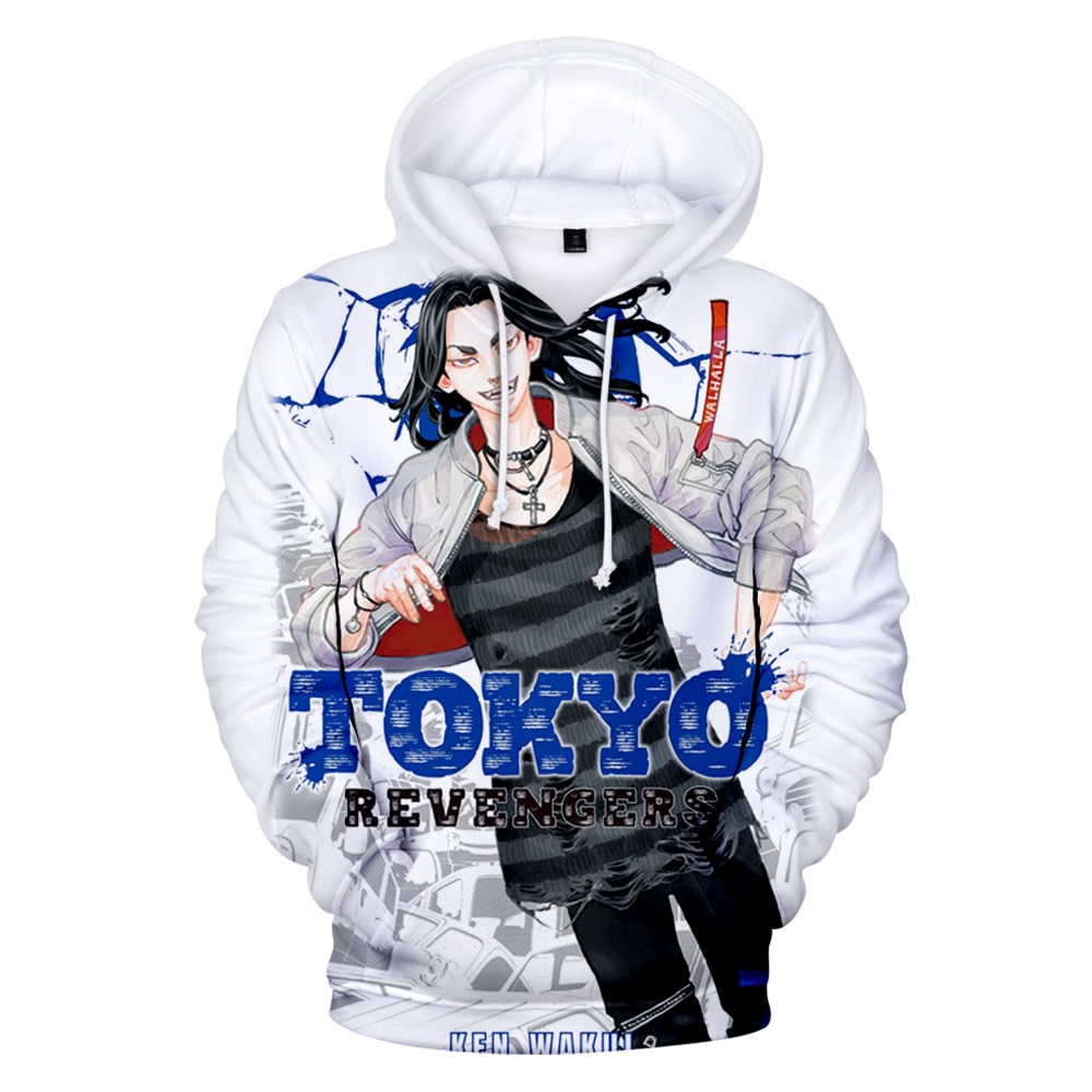 Áo Hoodie In Hình Truyện Tranh Tokyo Revenge 3d Cá Tính Cho Bé