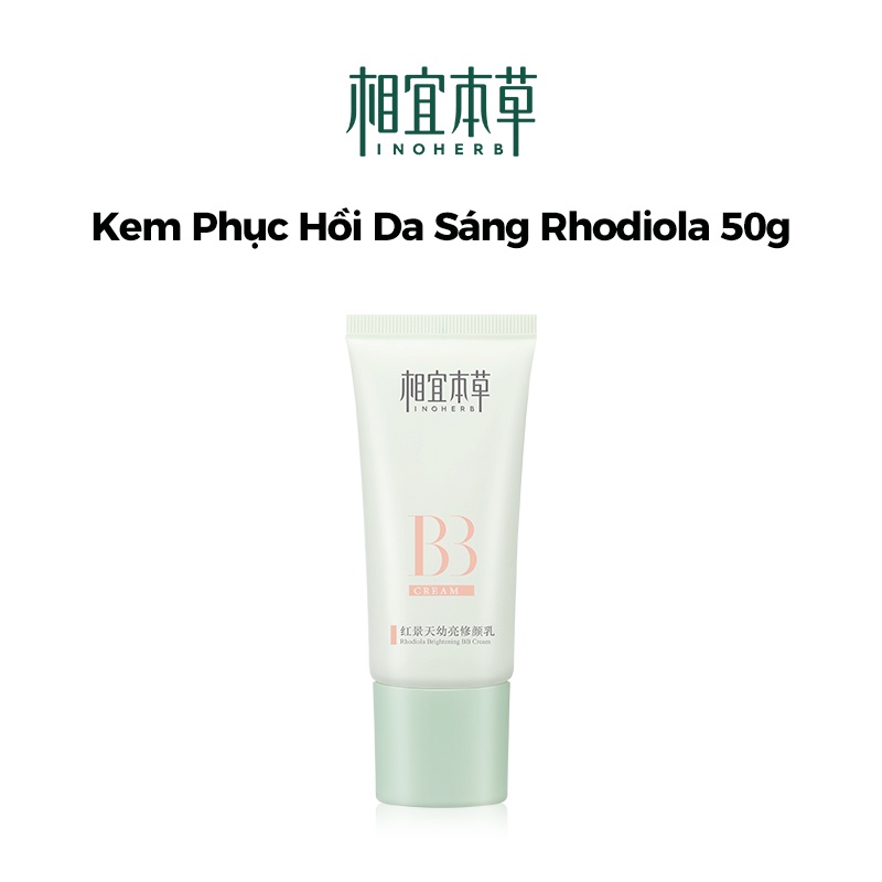 INOHERB Kem BB Làm Sáng Da  Rhodiola Brightening BB Cream 50g