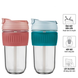 Ly thủy tinh chịu nhiệt LocknLock Dual Glass LLG699 cho trẻ (500ml) - Hàng Chính Hãng