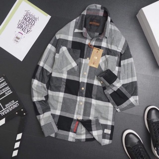 Áo sơmi flannel dạ mỏng