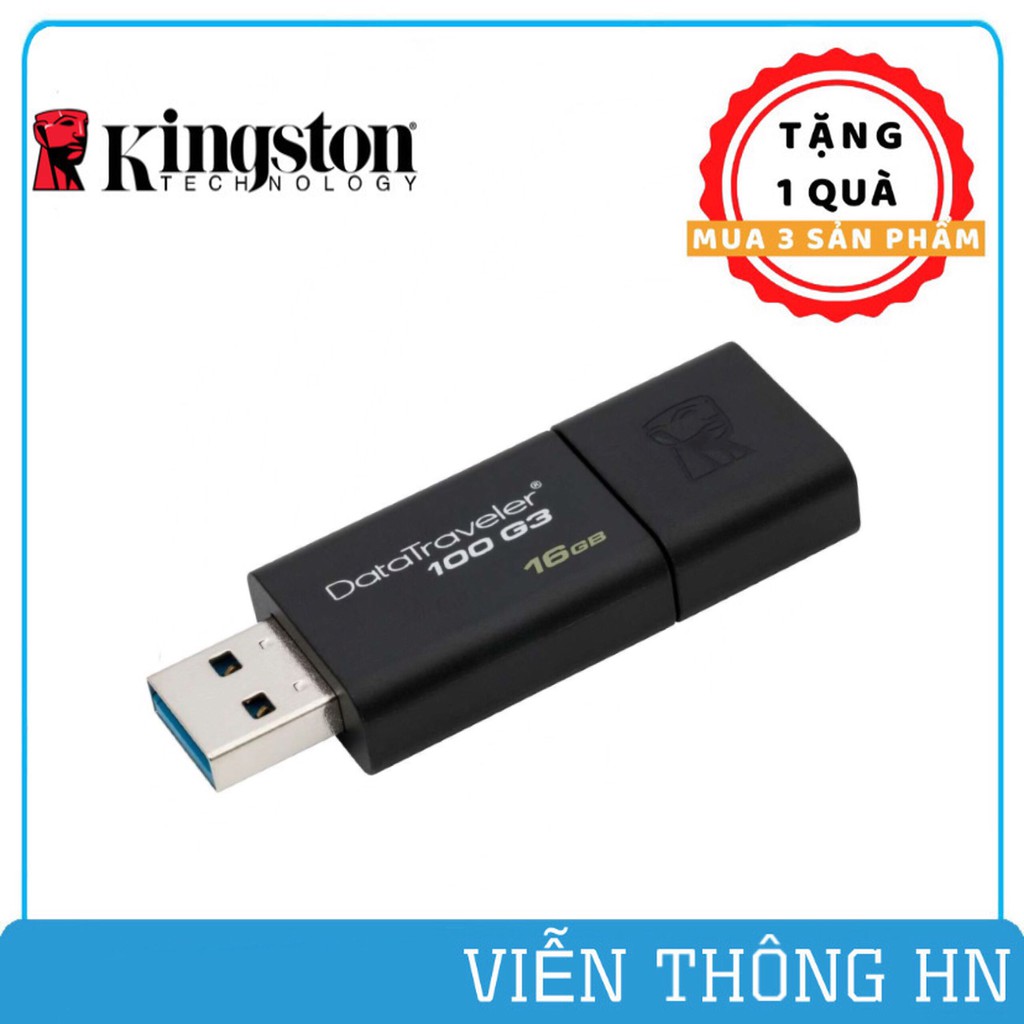 USB Kingston DT100 G3 16GB - usb 3.0 DT100G3 - vienthonghn